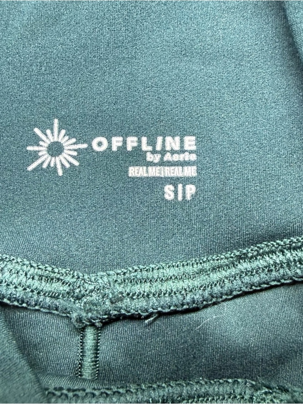 Offline by Aerie Green Athletic Shorts - Picture 3 of 5